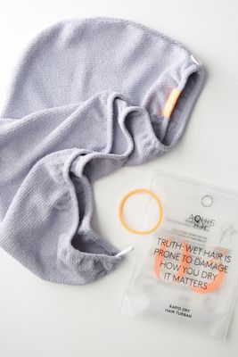 AQUIS Rapid Dry Lisse Hair Towel