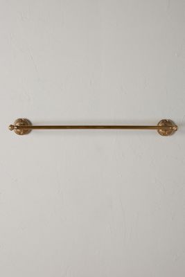 Brass Lillia Towel Bar