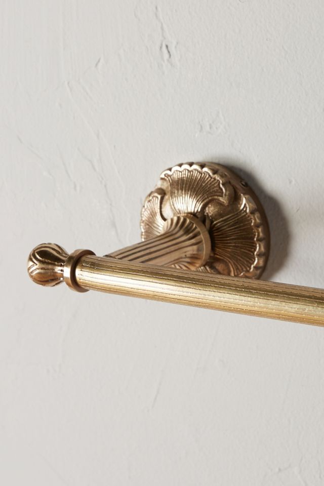 Brass Lillia Towel Bar #2