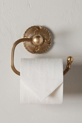 Brass Lilia Toilet Paper Holder