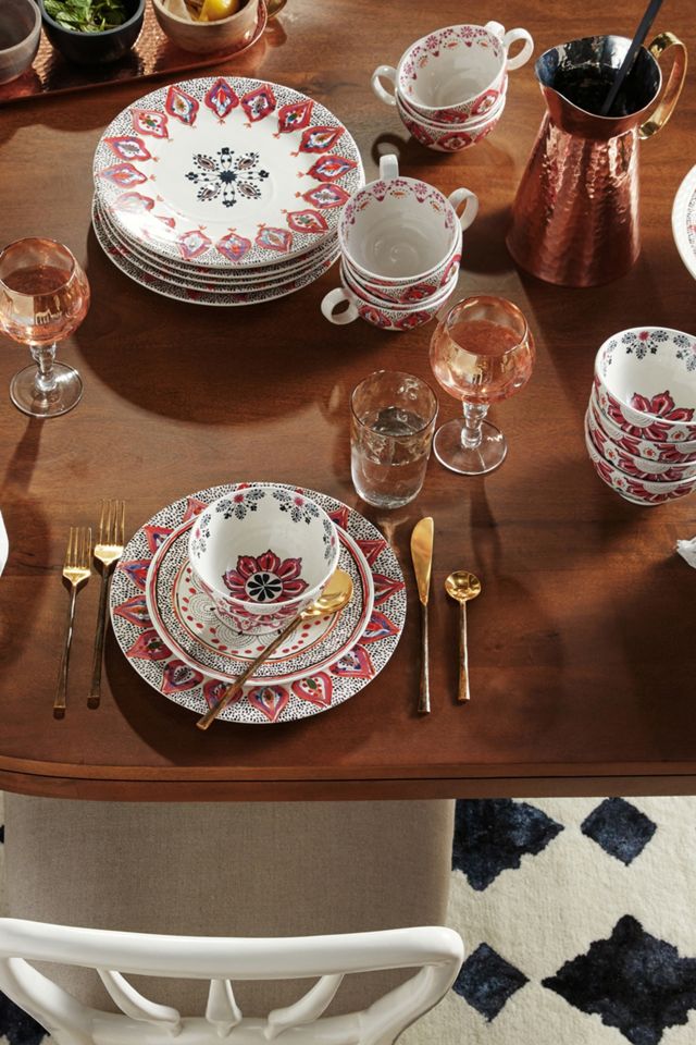 Hammered Lyric Platter & Serving Bowl Set #3