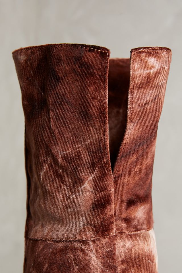 Ombre Velvet Over-The-Knee Boots #5