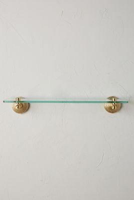 Brass Medallion Shelf
