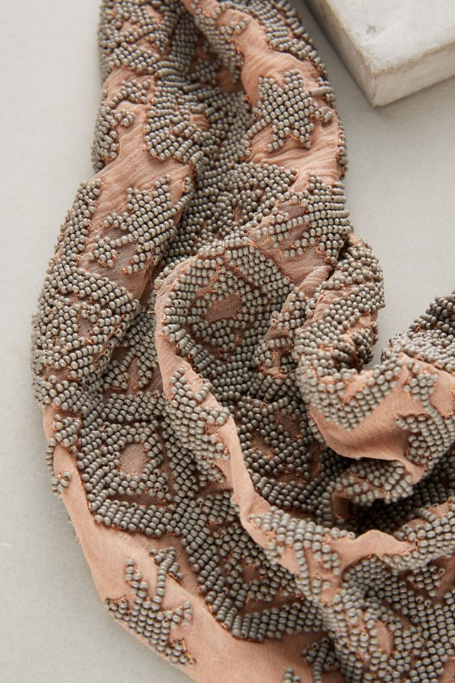 Dakota Pink Scarf Necklace #1