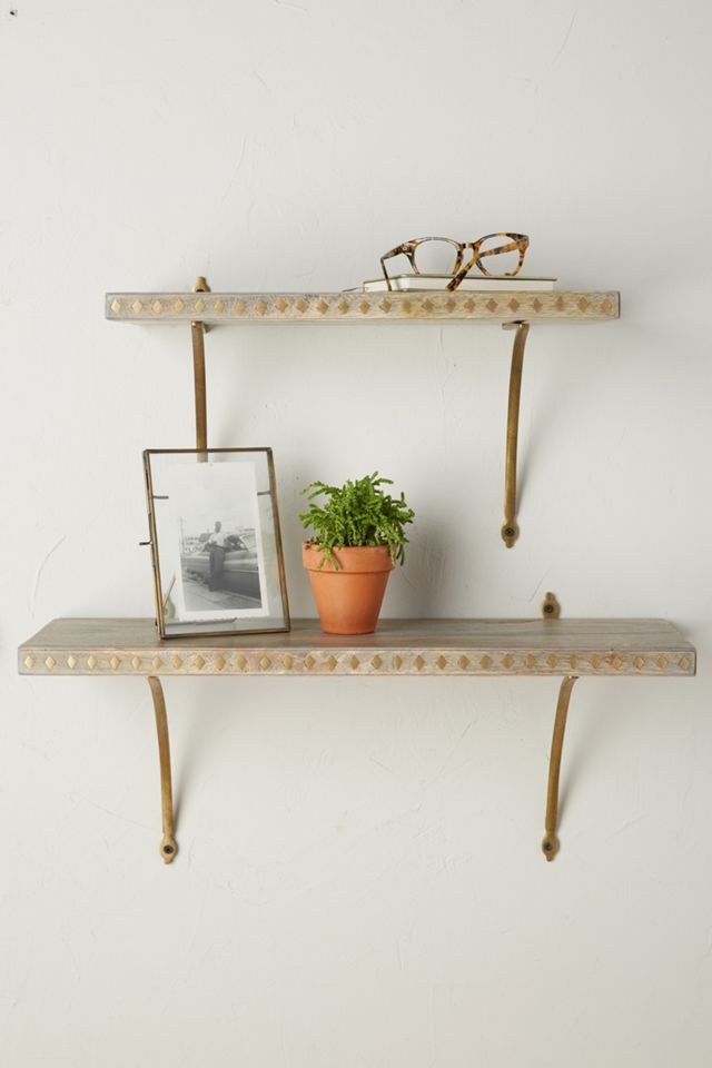 Diamond Inlay Shelf