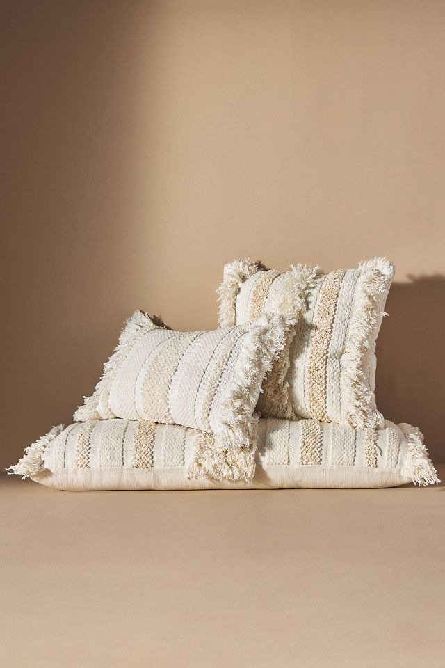 Anthropologie throw outlet pillows