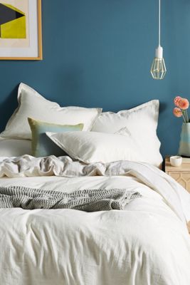 Relaxed Linen-Cotton Duvet Cover