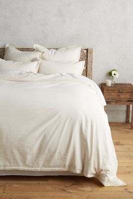 Relaxed Linen-Cotton Duvet Cover