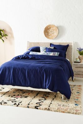 Relaxed Linen-Cotton Duvet Cover