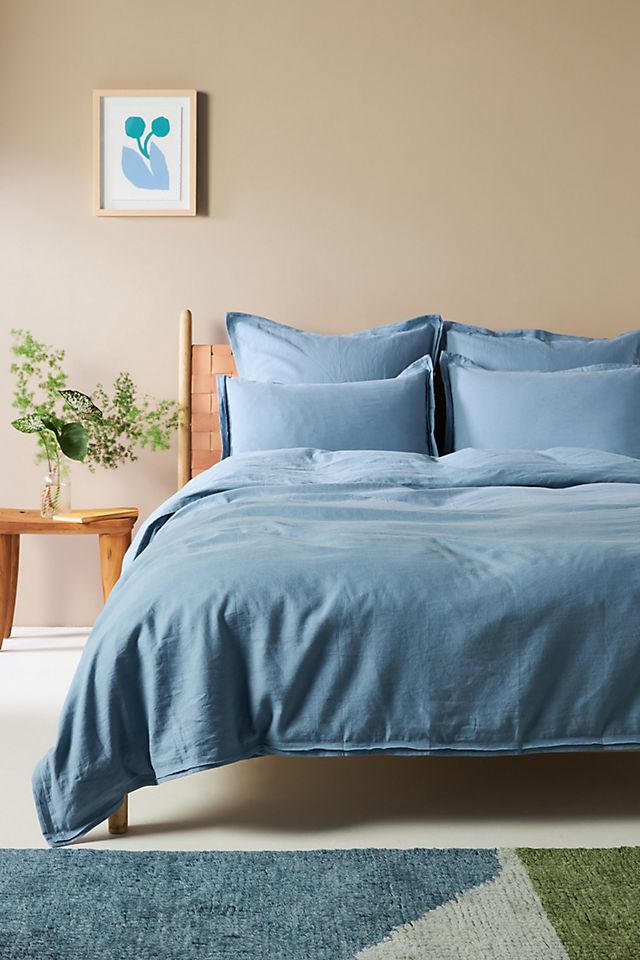 Relaxed Cotton Linen Duvet Cover, What Is A Duvet Covering