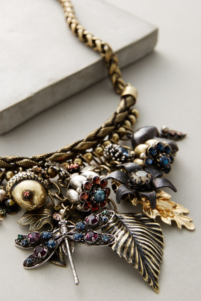 Garden Pearl Bib Necklace #1