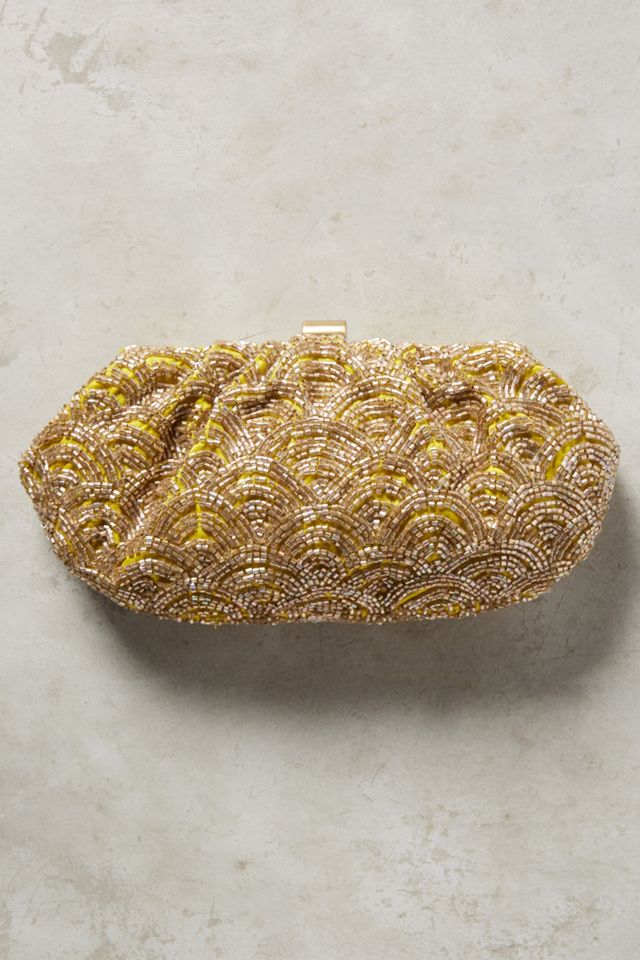 Beaded Silk Clutch #1