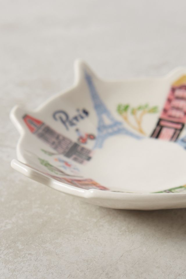 Ceramic Skyline Trinket Dish #2