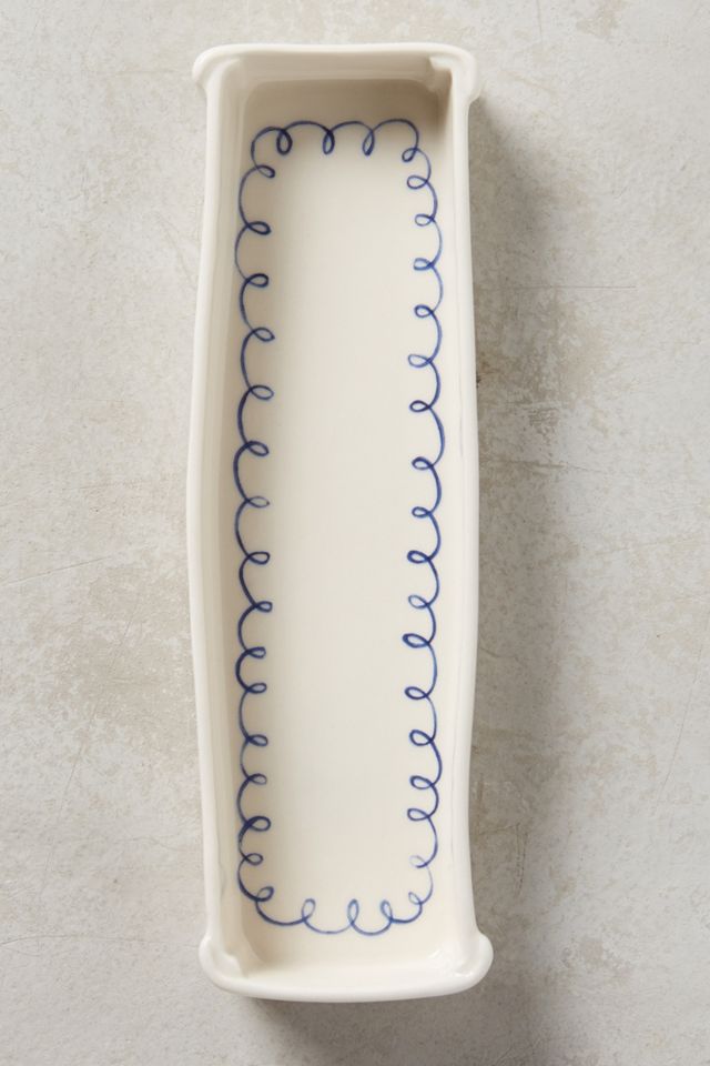 Indigo Illustration Trinket Dish #1