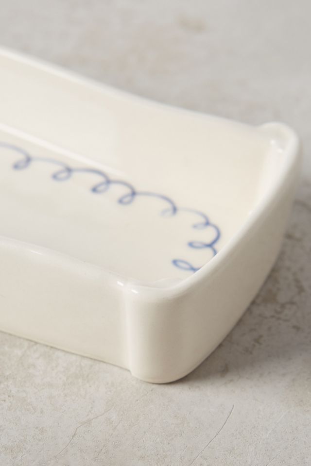 Indigo Illustration Trinket Dish #2