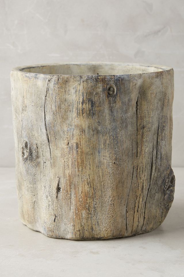Tree Trunk Planter #3
