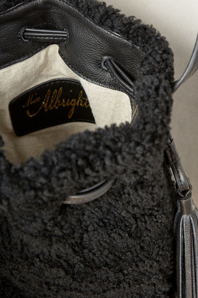 Shearling Bucket Bag #2