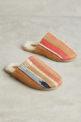 Thea Embroidered Cozy Slippers