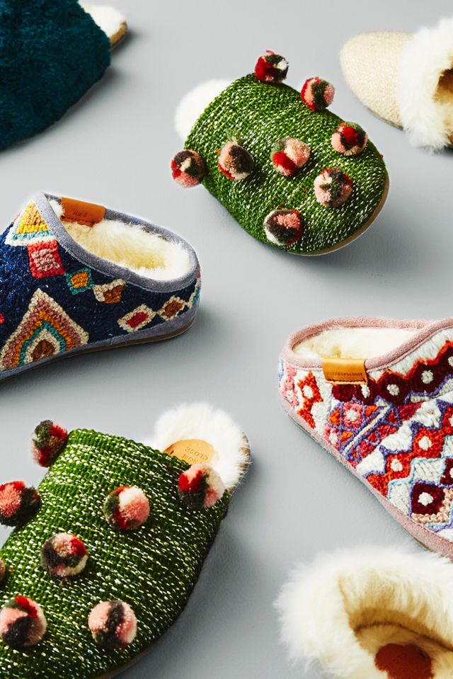 Caro Bestickte Hausschuhe #5