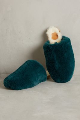Faux-Fur Slippers