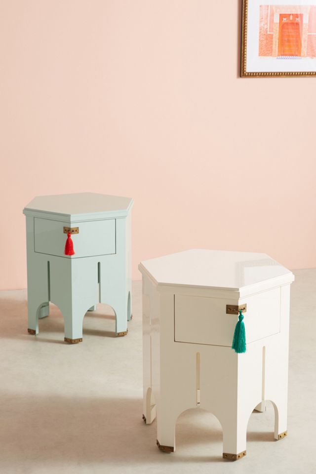 Tasseled Archway Side Table #3