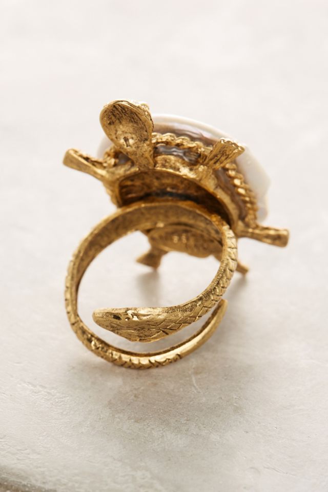 Pearl Tortoise Ring #2