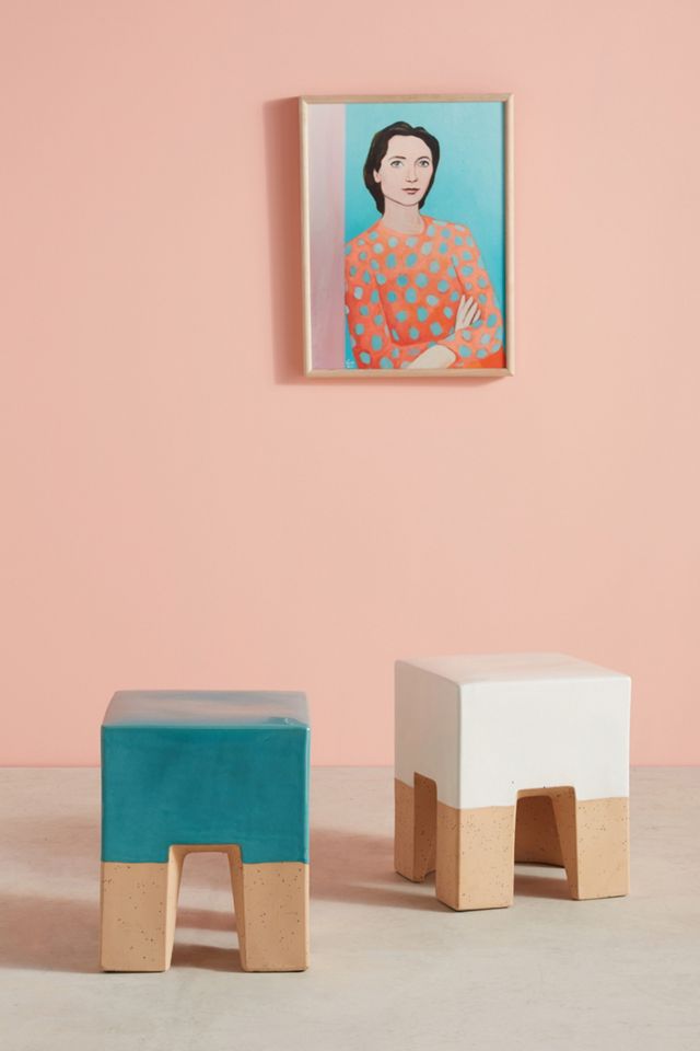Glaze-Dipped Side Table #2