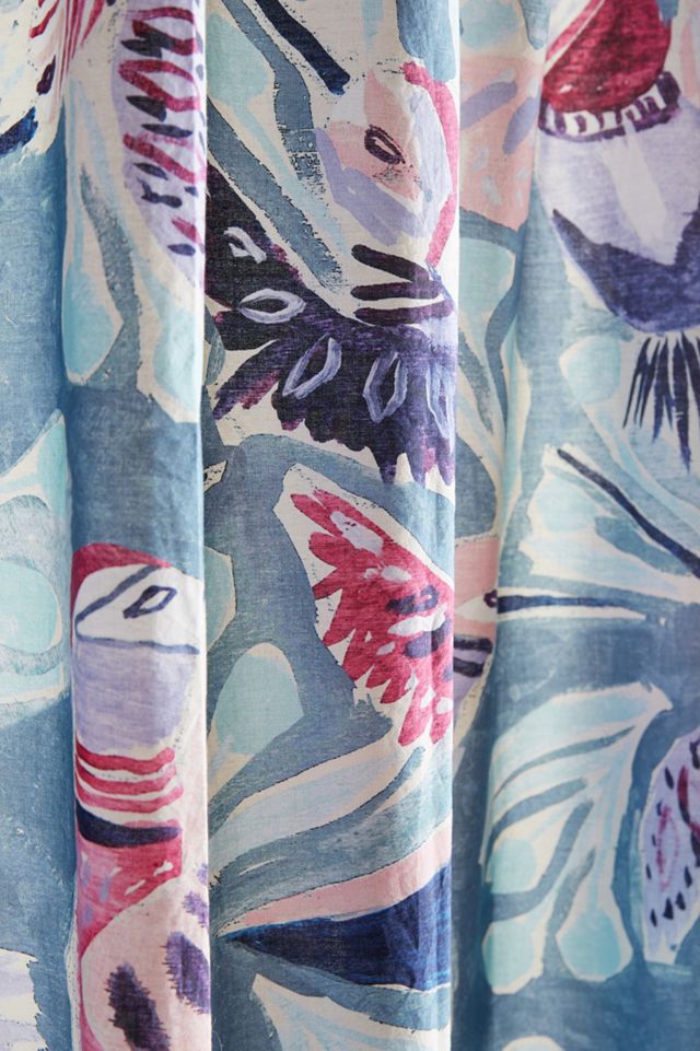 Painted Bird Shower Curtain #1