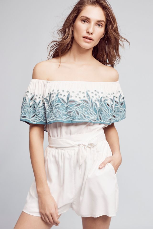 Baya Off-The-Shoulder Romper