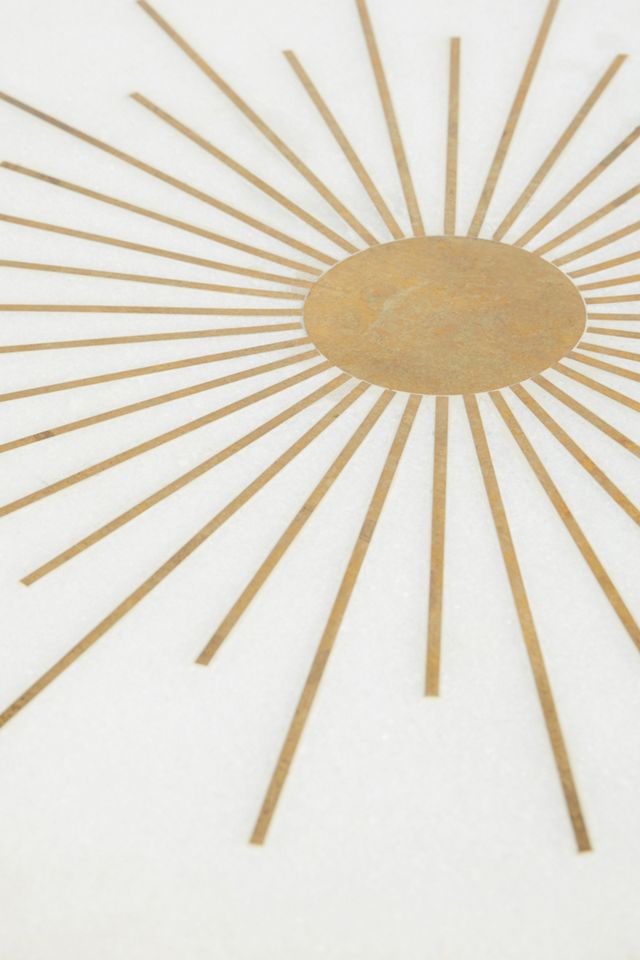 Brass Starburst Side Table #3