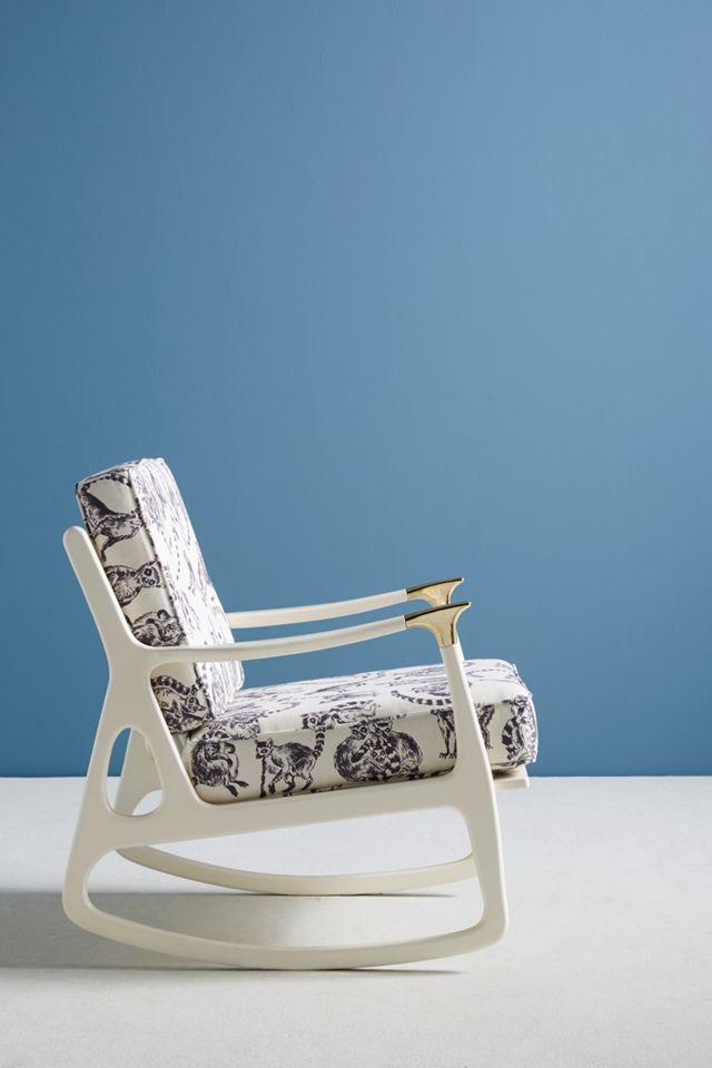 Lemur-Printed Haverhill Rocking Chair #2