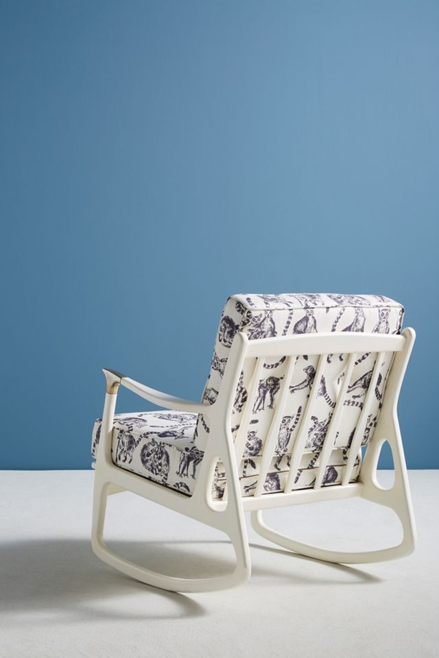 Lemur-Printed Haverhill Rocking Chair #3