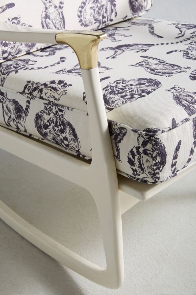 Lemur-Printed Haverhill Rocking Chair #5