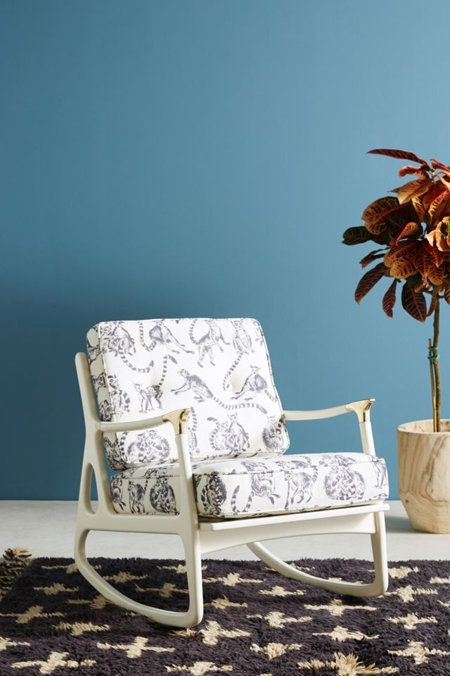 Lemur-Printed Haverhill Rocking Chair #6