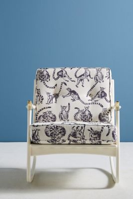 Lemur-Printed Haverhill Rocking Chair