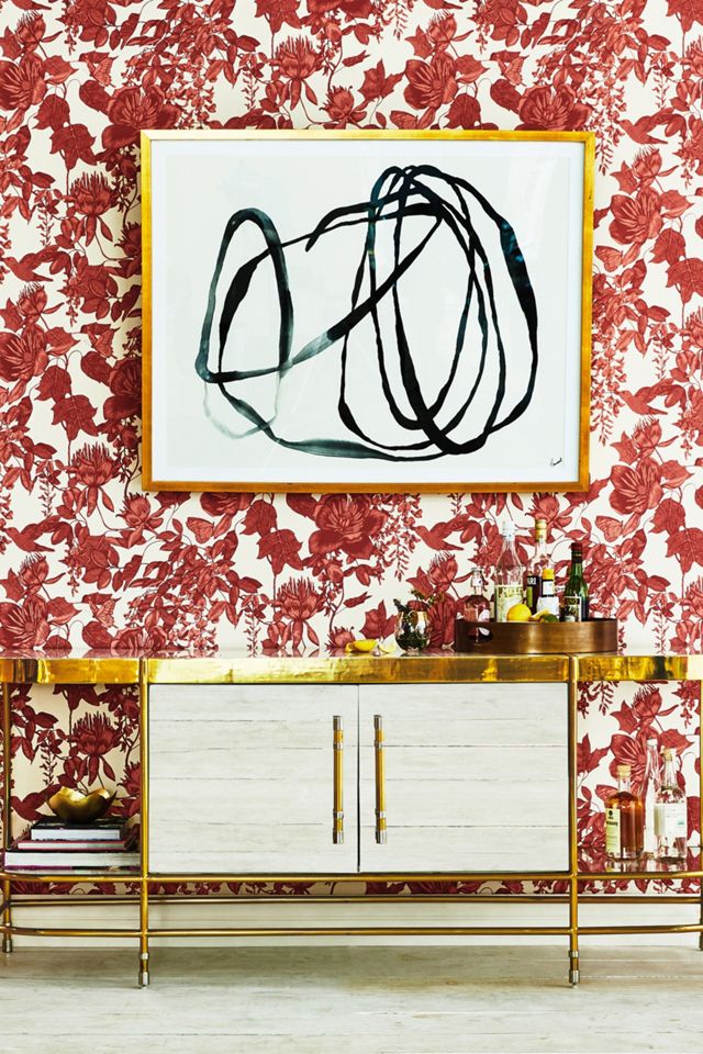 Brass Parabola Console #3