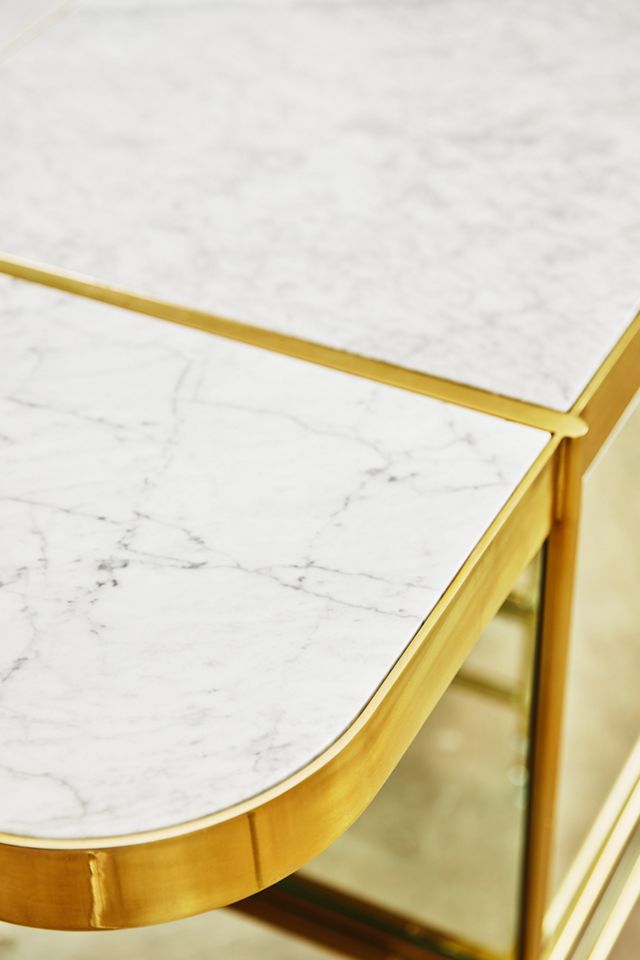 Brass Parabola Console #6