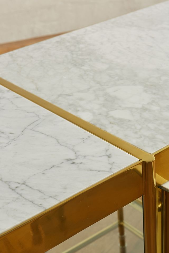 Brass Parabola Console #1