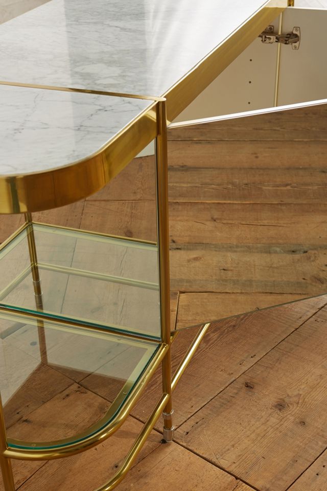 Brass Parabola Console #2