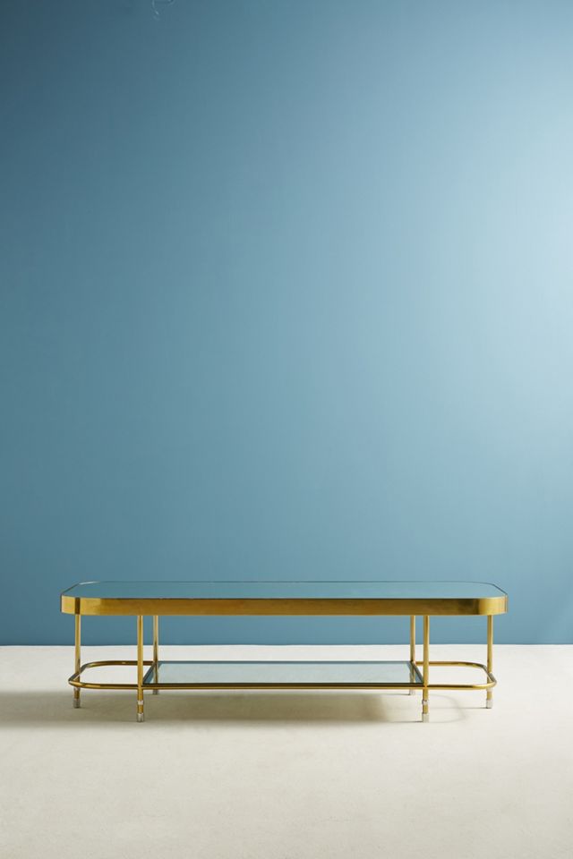 Brass Parabola Coffee Table #1