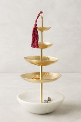 Tasseled Jewelry Stand