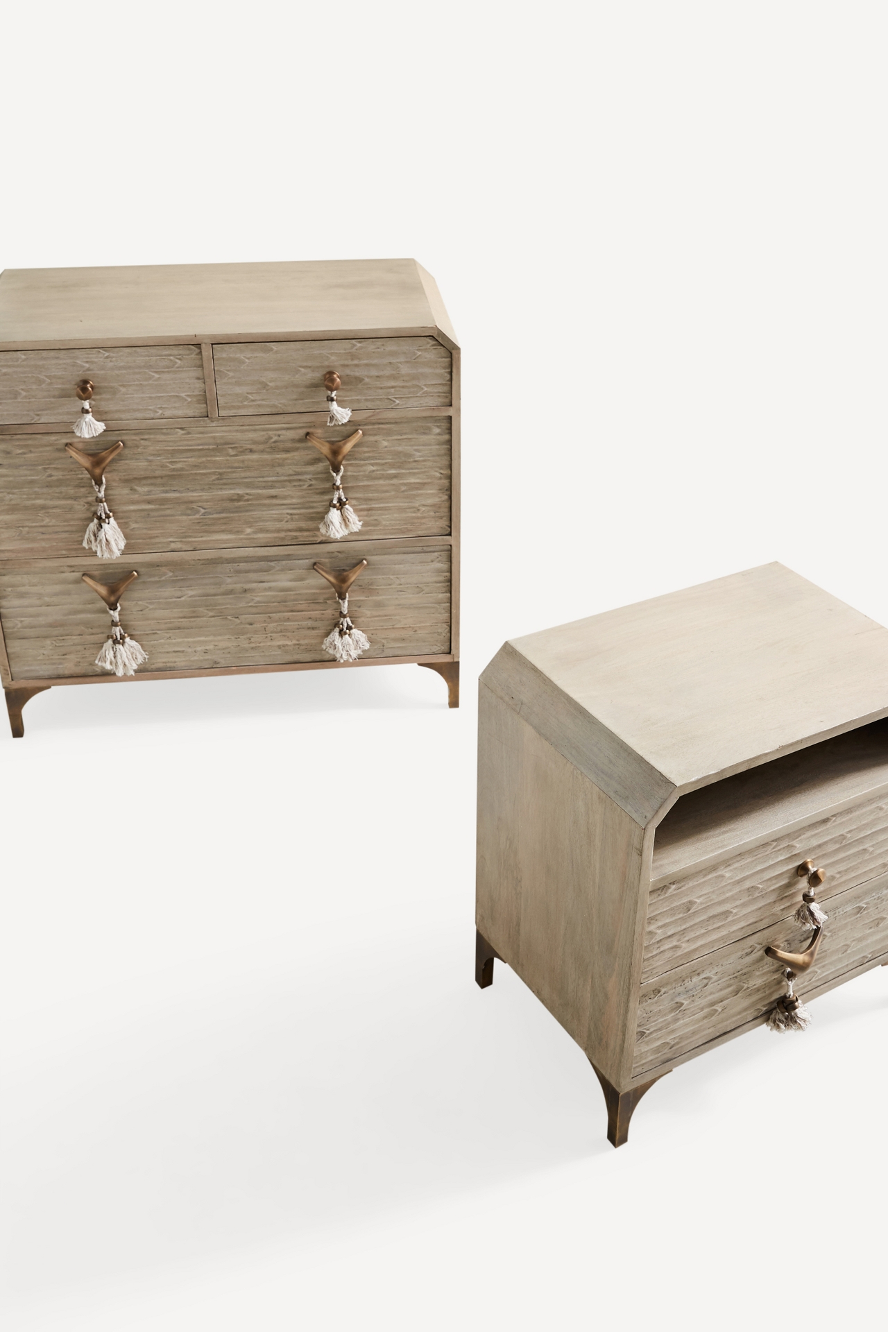 Zagora Tasseled Nightstand