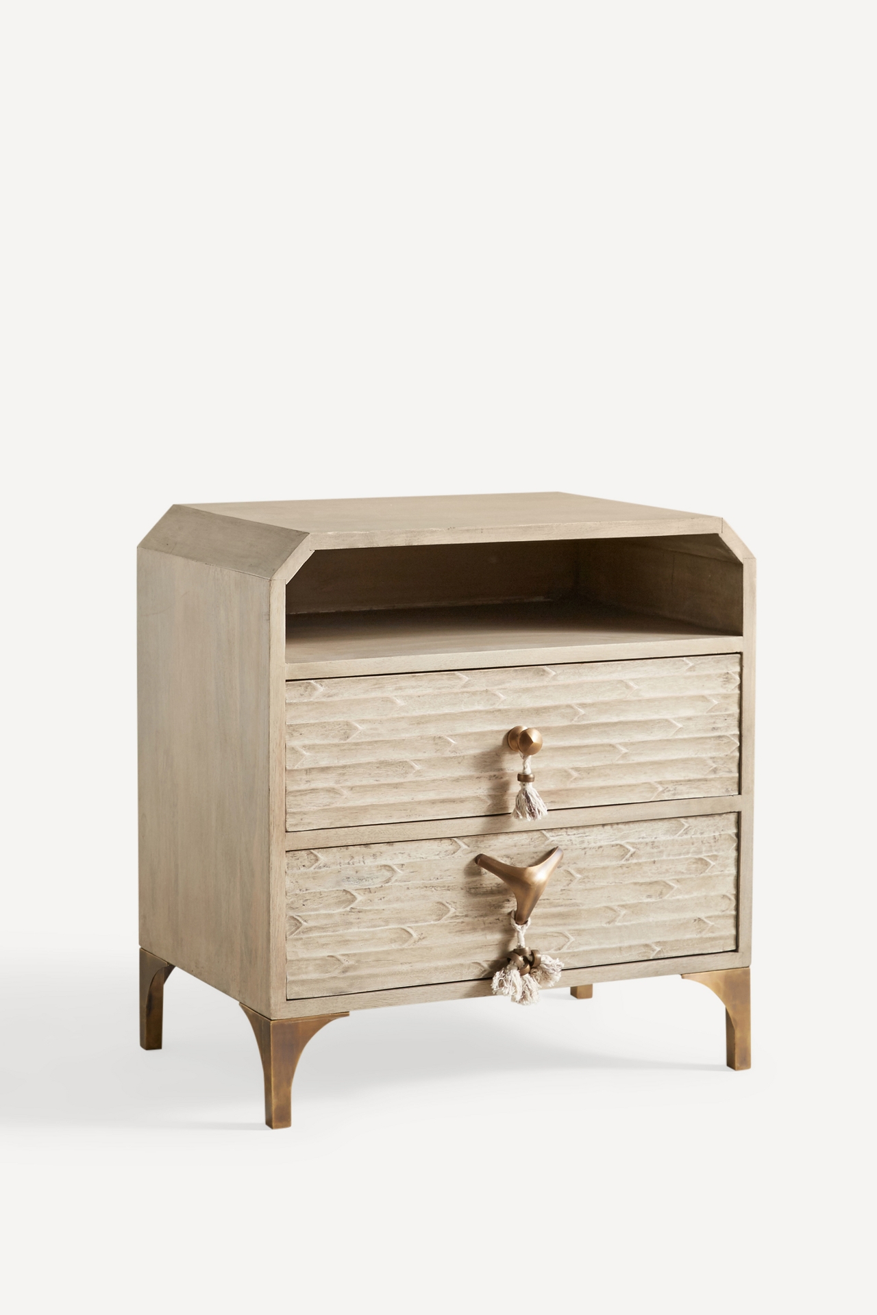 Zagora Tasseled Nightstand