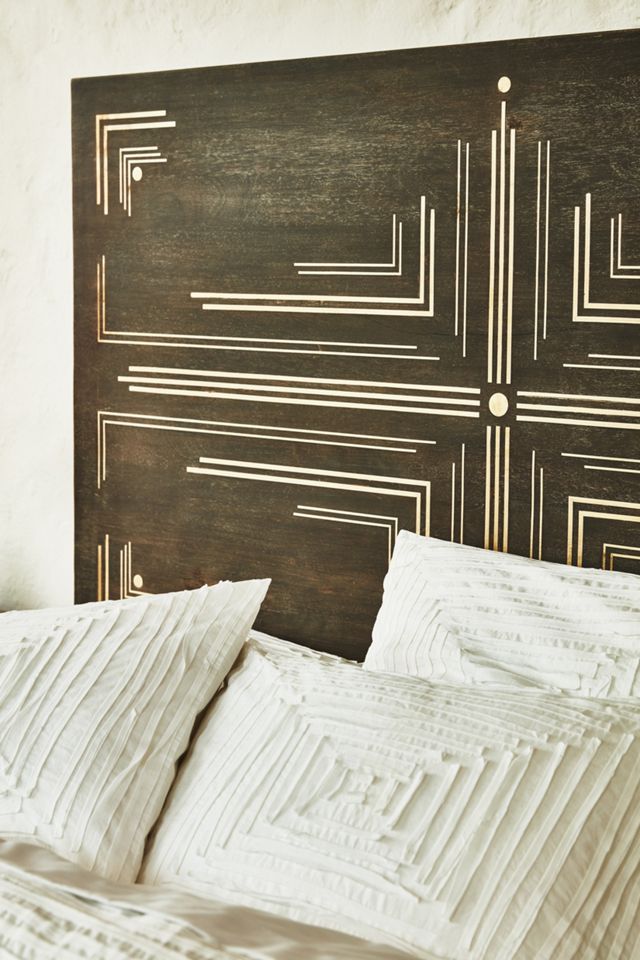 Geo Brass Inlay Bed #5