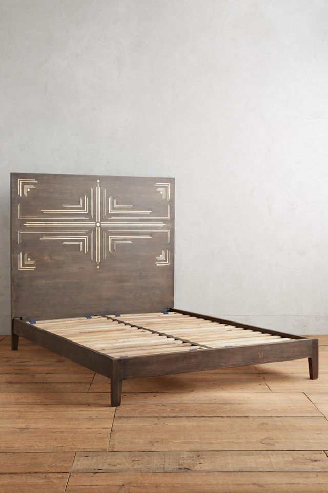 Geo Brass Inlay Bed #1