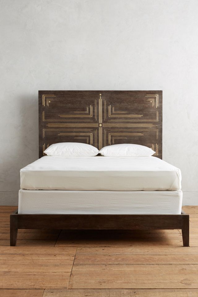 Geo Brass Inlay Bed #2