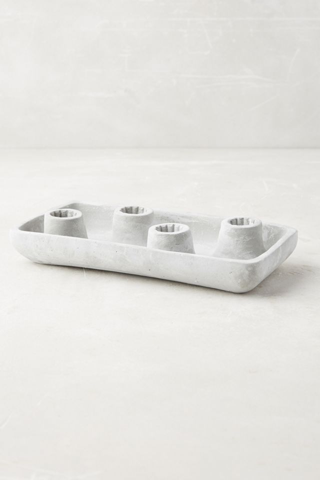 Concrete Quadrant Candelabra
