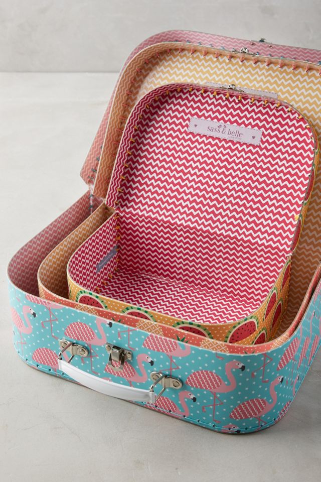 Tropical Suitcase Storage Set #1