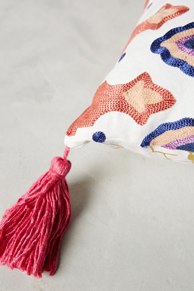 Embroidered Elsa Pillow #3