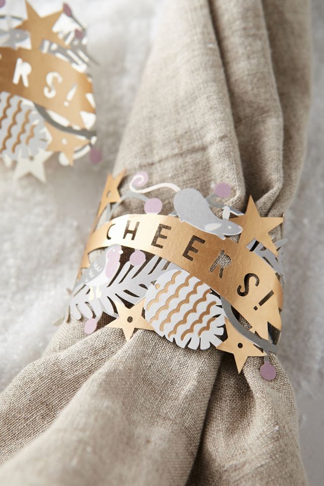 Jubilation Napkin Rings Anthropologie
